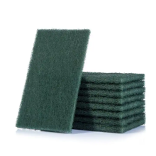 Green Heavy Duty Kitchen Scour Pad - Durable Abrasive Nylon Cleaning Pad for Household and Commercial Use