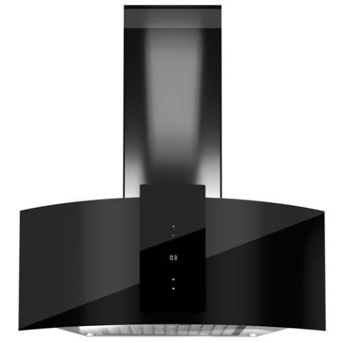 Black Decorative Wall Hoods 90 CM