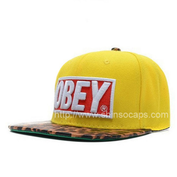 Guangzhou Flat Cotton Obey Snapback Caps Factory (FC036SSJ)