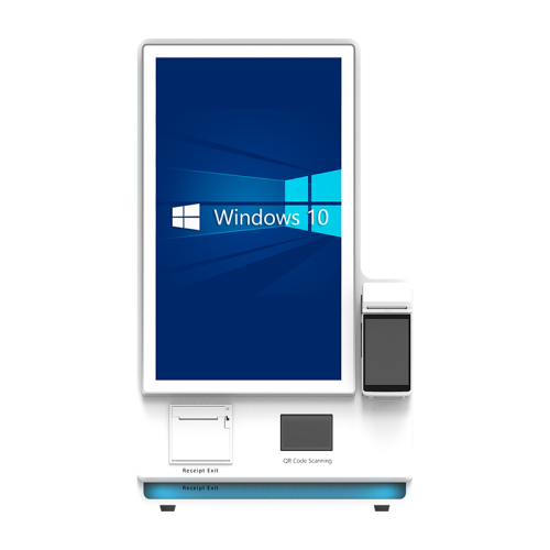 Quiosque de checkout de auto-serviço de desktop de 23,6 polegadas