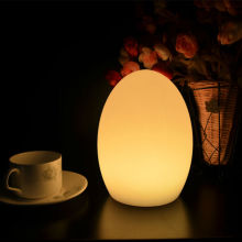 PE materials multi color change egg desk reading table lamp lighting