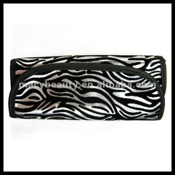 Zebra folding pu toiletry bag