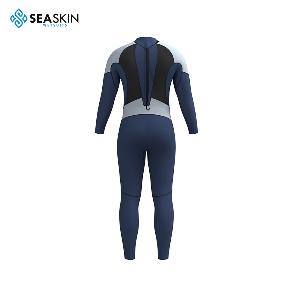 Seaskin Arka Zip Özel Renk Yetişkin Wetsuit