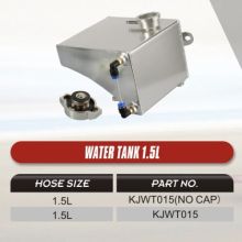 Water tank 1.5L with or without cap