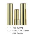 Top-Grade Leer-Plastik-Runde Klick Klick Lippenstift Gehäuse Kosmetischer Behälter PD-1097B