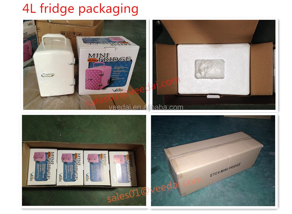 DC/AC 4L Cool Fridge tủ lạnh mini tủ lạnh 12V