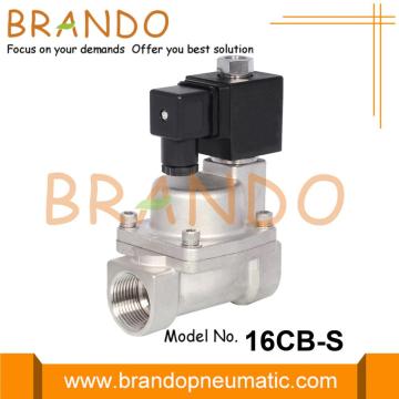 Normalde Açık Buhar Solenoid Valfı 3/4&#39;&#39; 1&#39;&#39;