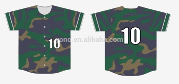 Custom sublimation baseball jersey