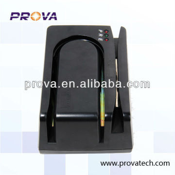 Magnetic ink check reader with USB interface and MSR module