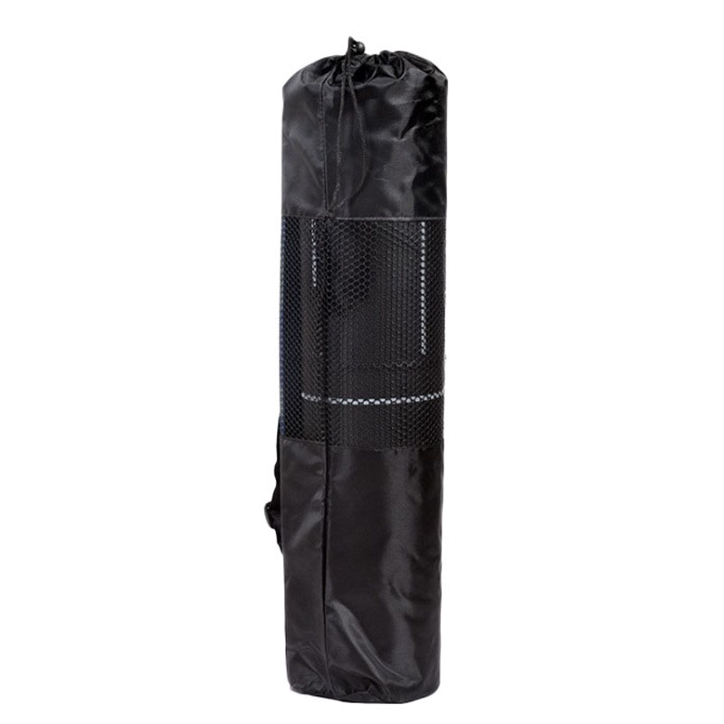 Canvas Black With Net PVC Yoga Mats With Mesh Bag Low Price And Cushion Storage Bags Set Sport