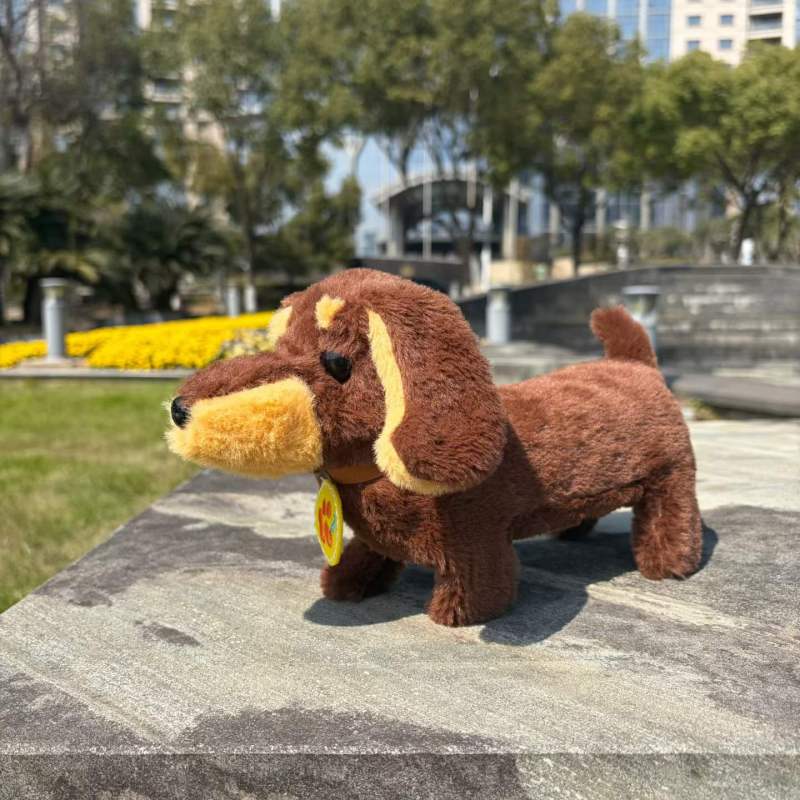 Long Dachshund Electric Plush Toy