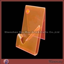 Orange lucite/acrylic mp3/mobile phone holder