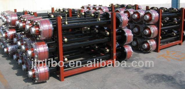 8T Agriculture Trailer AXLE 8 Studs Solid Square Beam