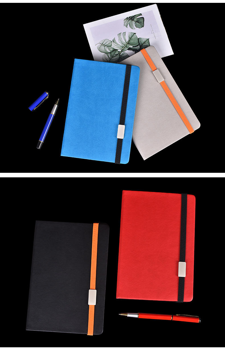 Caderno personalizado do planejador do planner de couro do pu Custom A5 Pu Leather planner notebook