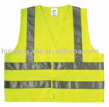 Yellow safety vest,warning vest,reflective vest