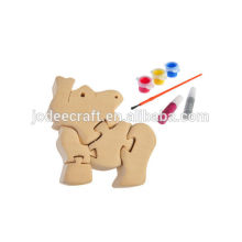 3D wooden craft puzzle elephant