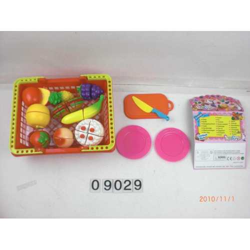 Funny juguete de corte de fruta de cocina Playset