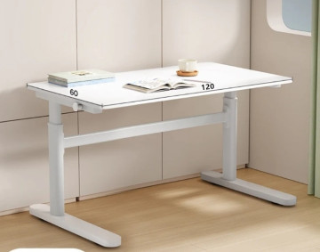 Manual Lift Metal Frame Height Adjustable Standing Desk
