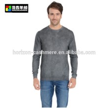 Men Grey Plain Cashmere Sweater, Men Roll Neck Cashmere Sweater