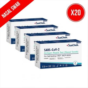 SARS-CoV-2 Antigen Rapid Tests 20 Single Pack Tests