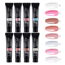 Custom Logo Builder Poly Construction Gel Nails
