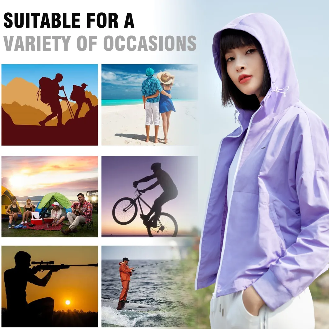 Upf40+ UV Protection Quick-Drying Jacket Outdoor Sports Jacket
