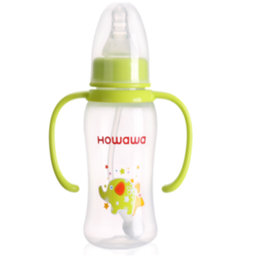 5oz Infant PP Milk Feeding Bottle With Handle