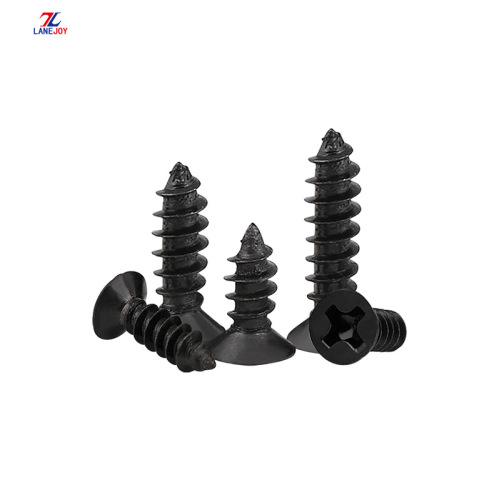 M1.2 M1.4 M1.7 Black Countersunk Head Self-tapping Screws