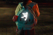 Reflective cat for bag