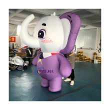 Customizable Black Giant Inflatable Elephant for Advertising: A Unique Cartoon Elephant Solution