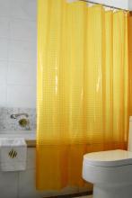 3D EVA Shower Curtain Grey and White