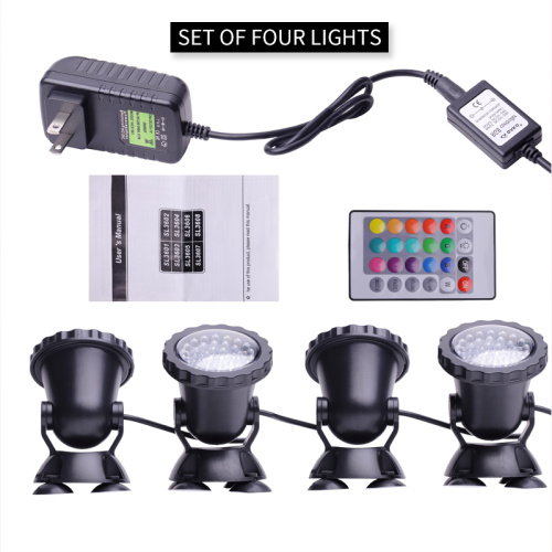 RGB Waterproof LED Underwater Lights Lamp Spot Light