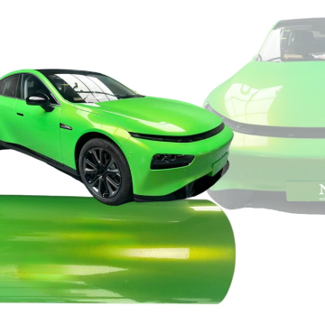 Magic Apple Green Car Wrap