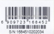 supermarket shelf label