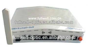 Epon ONU 4FE+2POTS+WiFi epon ONU for optical network FTTH solution