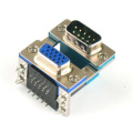 D-SUB PCBデュアルポートライトアングル8.89mm9PTO15P