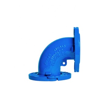 EN545 Ductile Iron Pipe Fittings: Loosing Double Flanged 90 Degree Bends for Pipeline Applications