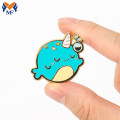 Cuti Hadiah Logam Pin Enamel Kucing Singa Tersuai