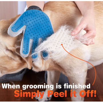 Förbättrad femfinger Pet Grooming Glove