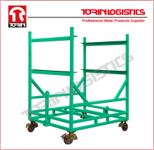 Warehouse colourful fixed rack storage