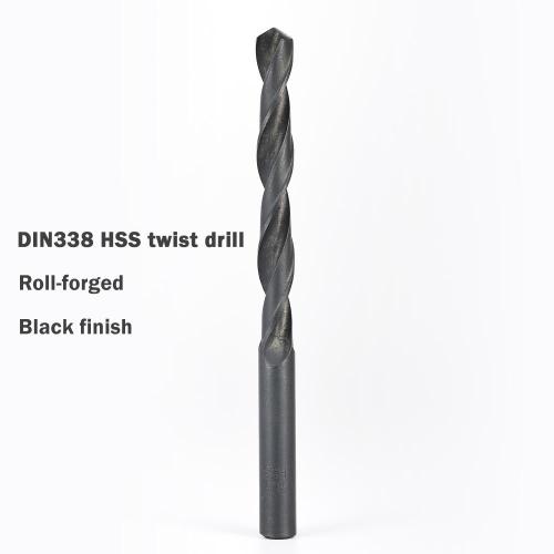 HSS black twist drill bit for metal