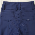 Pantalones de bolsillos ecuestres de calzoncillos de silicona damas