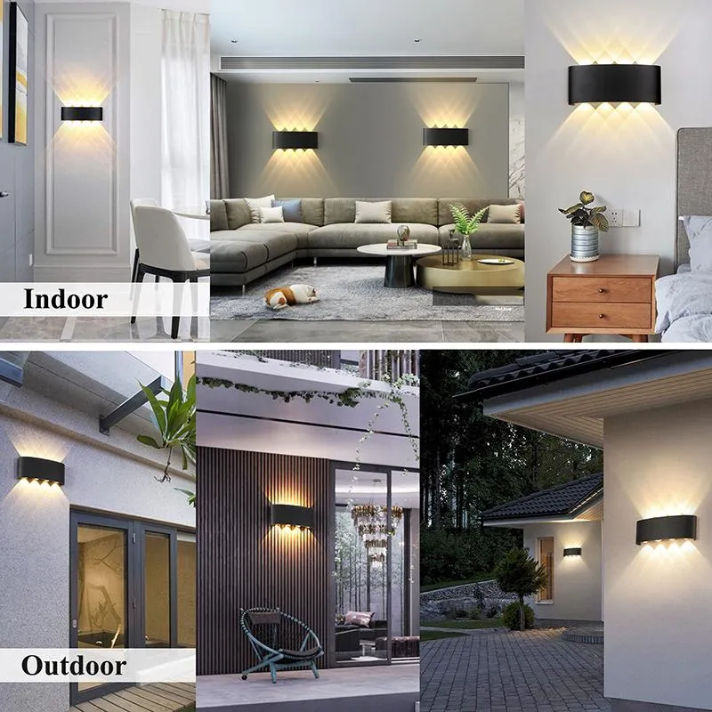 Stylish LED Outdoor Wall Lights for Hallway and Balcony