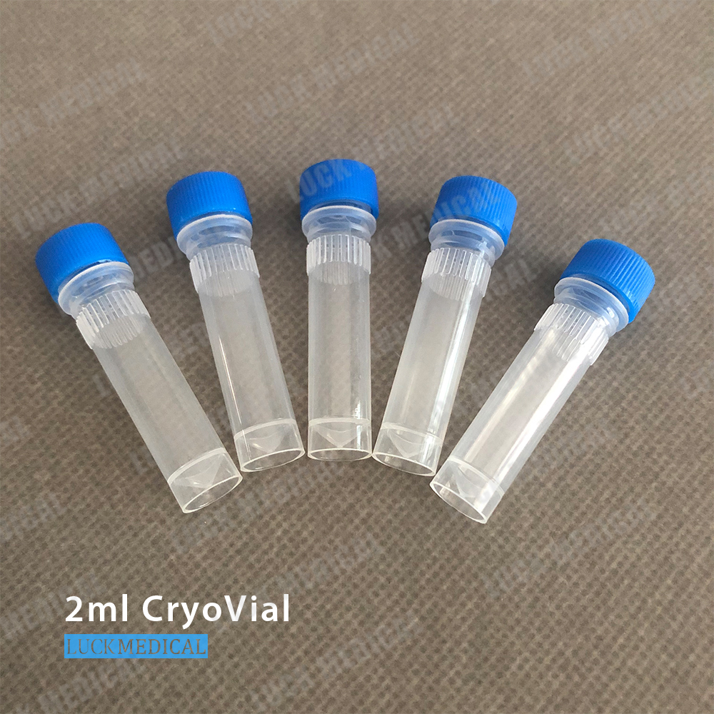 2ML Cell Cryotube 1,8 ml/2 ml/5 ml/7 ml/10 ml CE