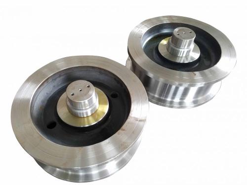 single and double flange forged crane wheel