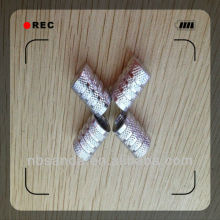 Silver aluminium rims wheels tire valve caps / air valve caps