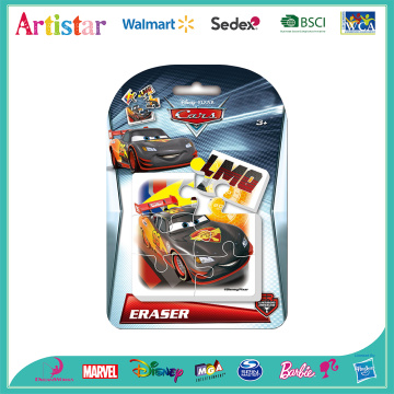 DISNEY&PIXAR CARS blister card Puzzel Gum-Gum eraser