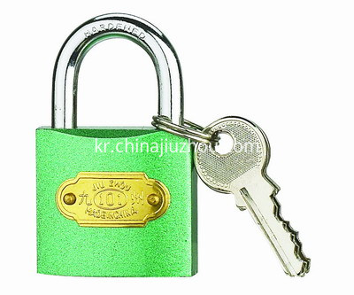 COLOUR IRON PADLOCK-GREEN-400 COLOUR IRON PADLOCK-GREEN-400