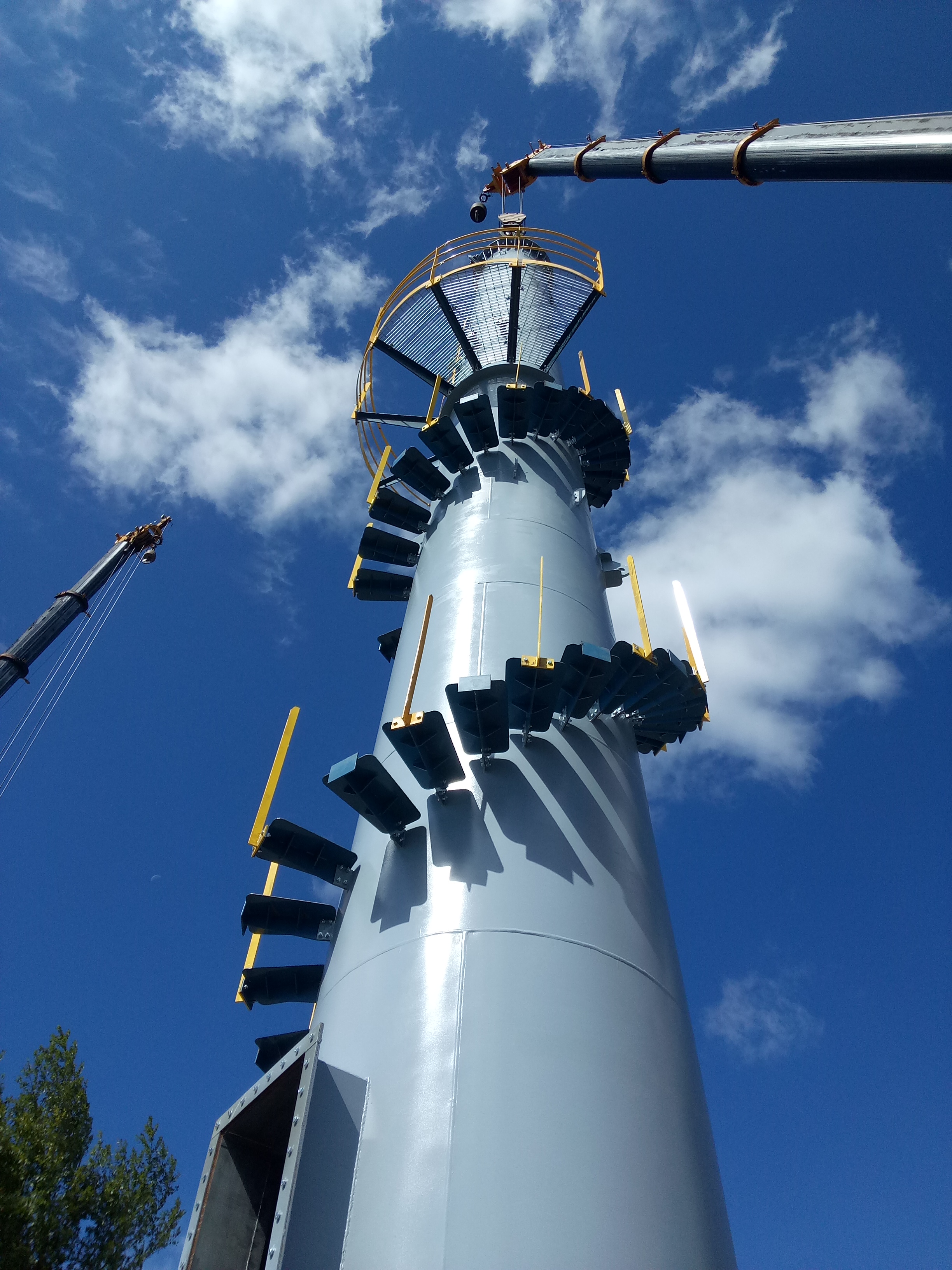 power plant chimney