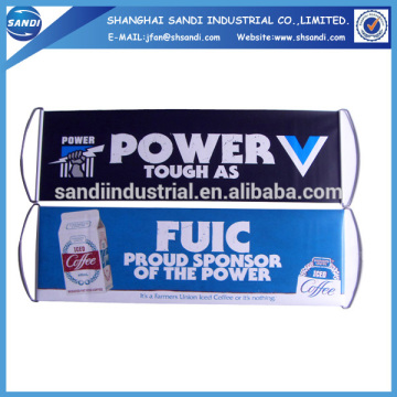 China custom retractable scroll banner